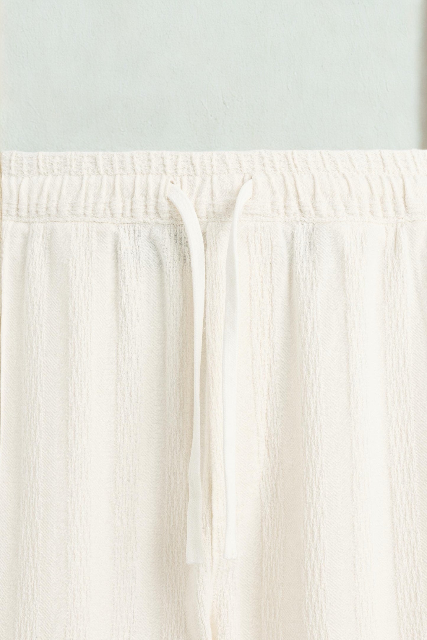 RELAXED FIT JACQUARD TROUSERS